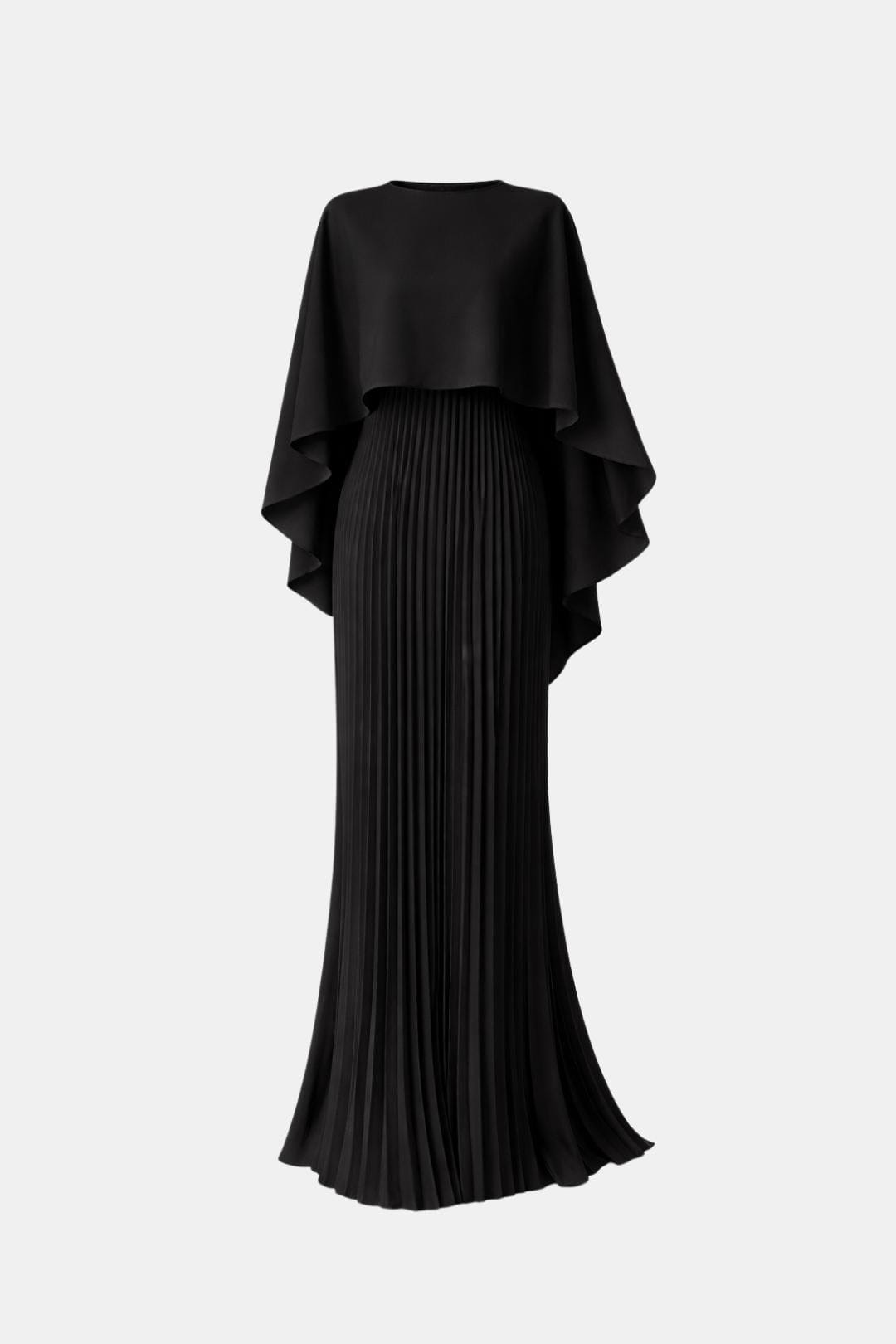 Veda Women's Maxi Dress | Pleated Chiffon, High Neck Elegance 5