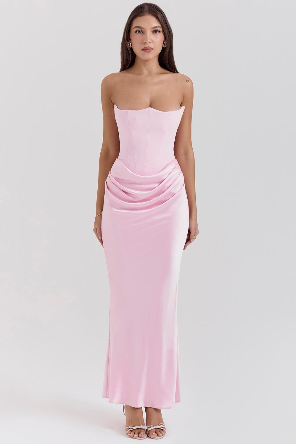 Vera Women's Maxi Dress | Structured Corset Design 4
