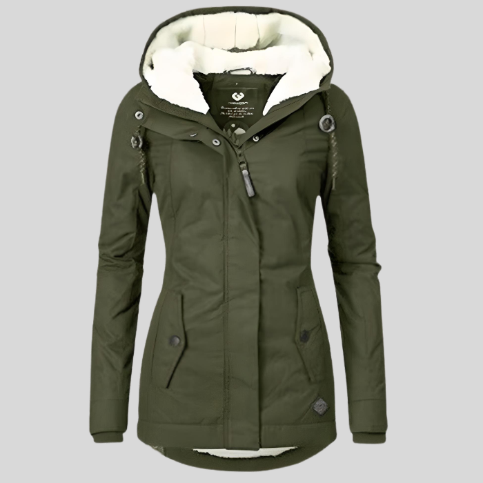 Wendy Women's Jacket | Waterproof, Fleece Lined Rain Coat 4