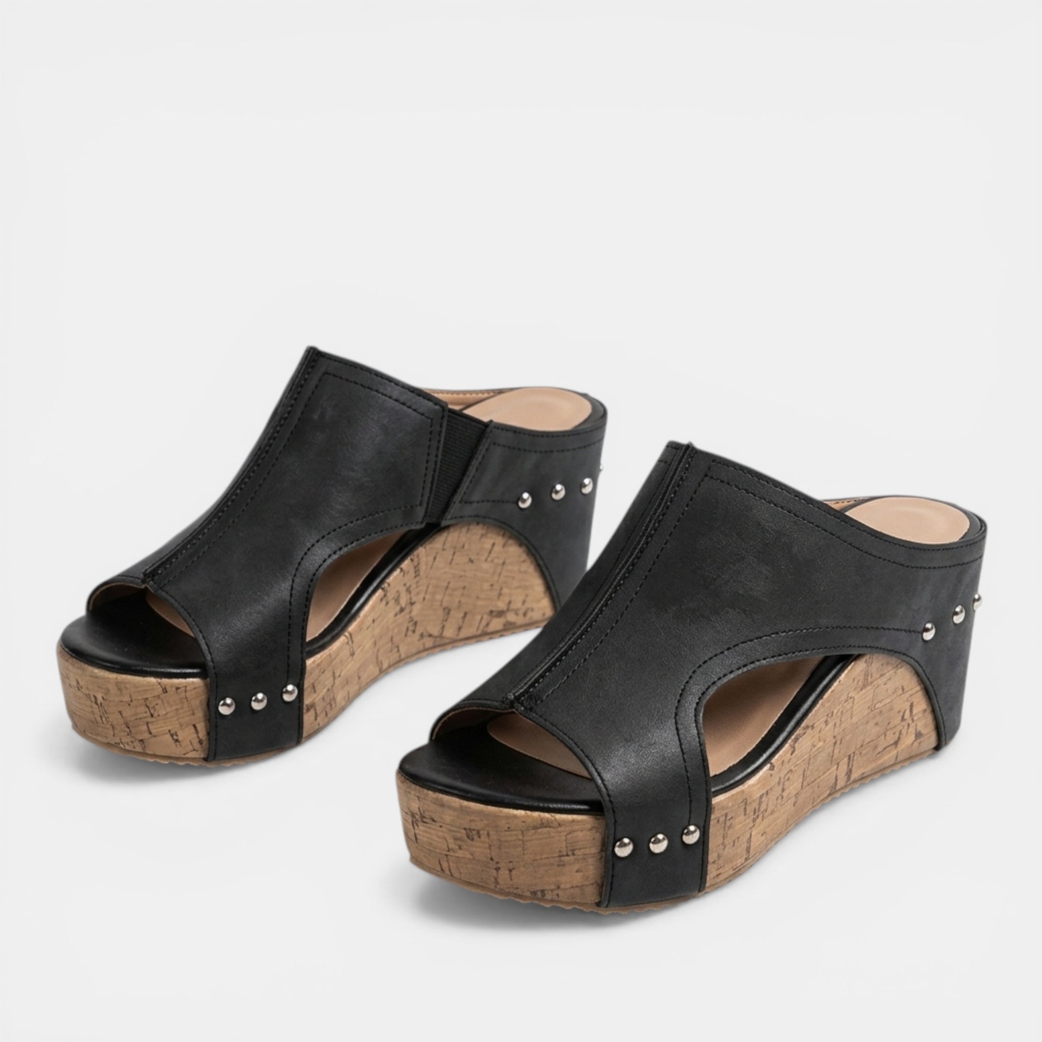 Wendy Women's Platform Sandals | Slip-On Wedge Design, Open Toe 4