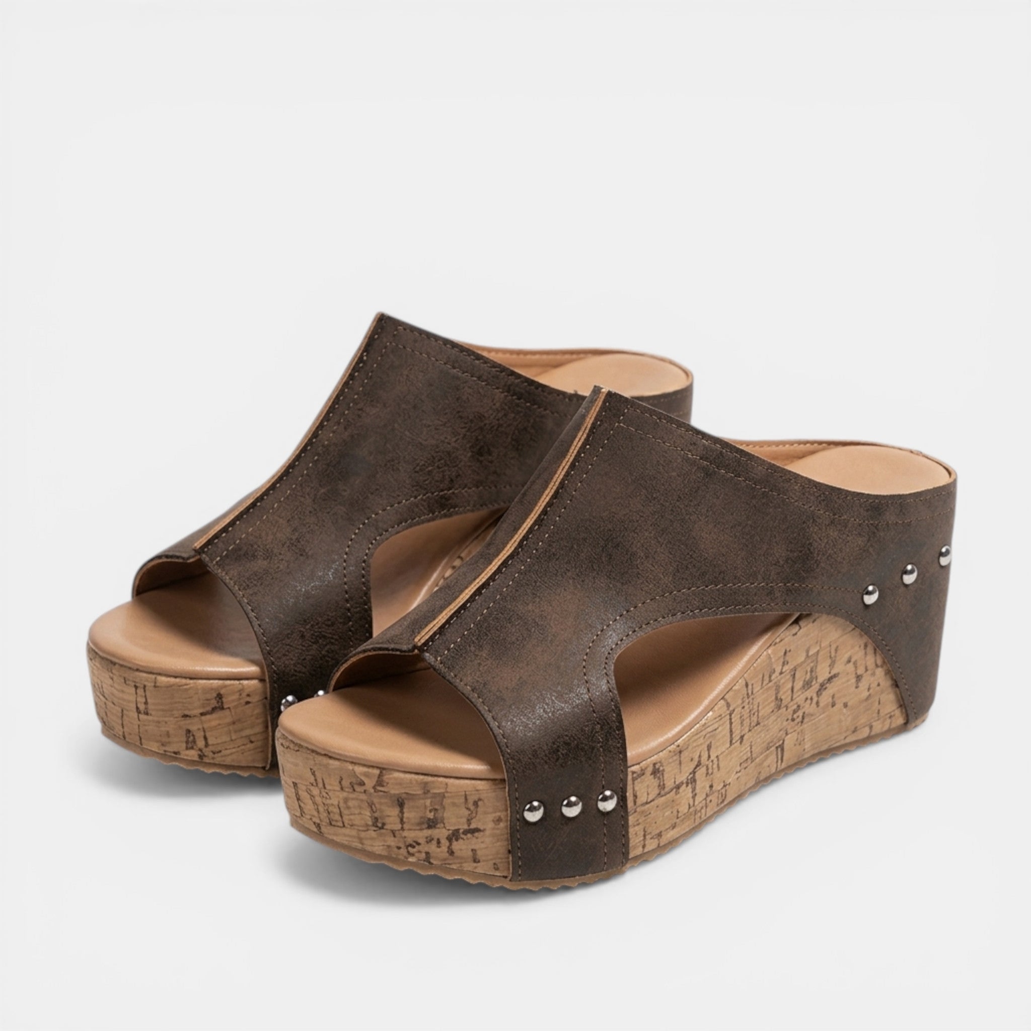 Wendy Women's Platform Sandals | Slip-On Wedge Design, Open Toe 5