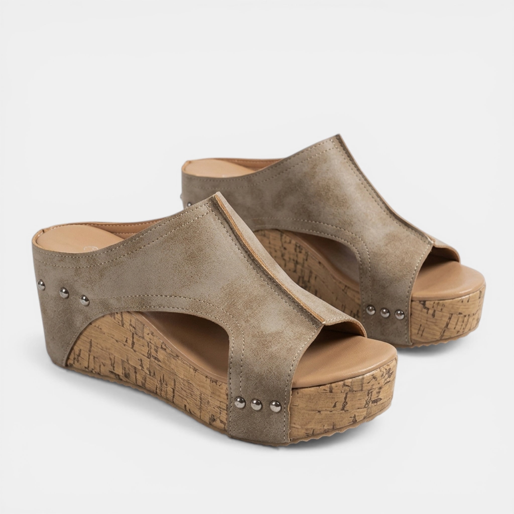 Wendy Women's Platform Sandals | Slip-On Wedge Design, Open Toe 6