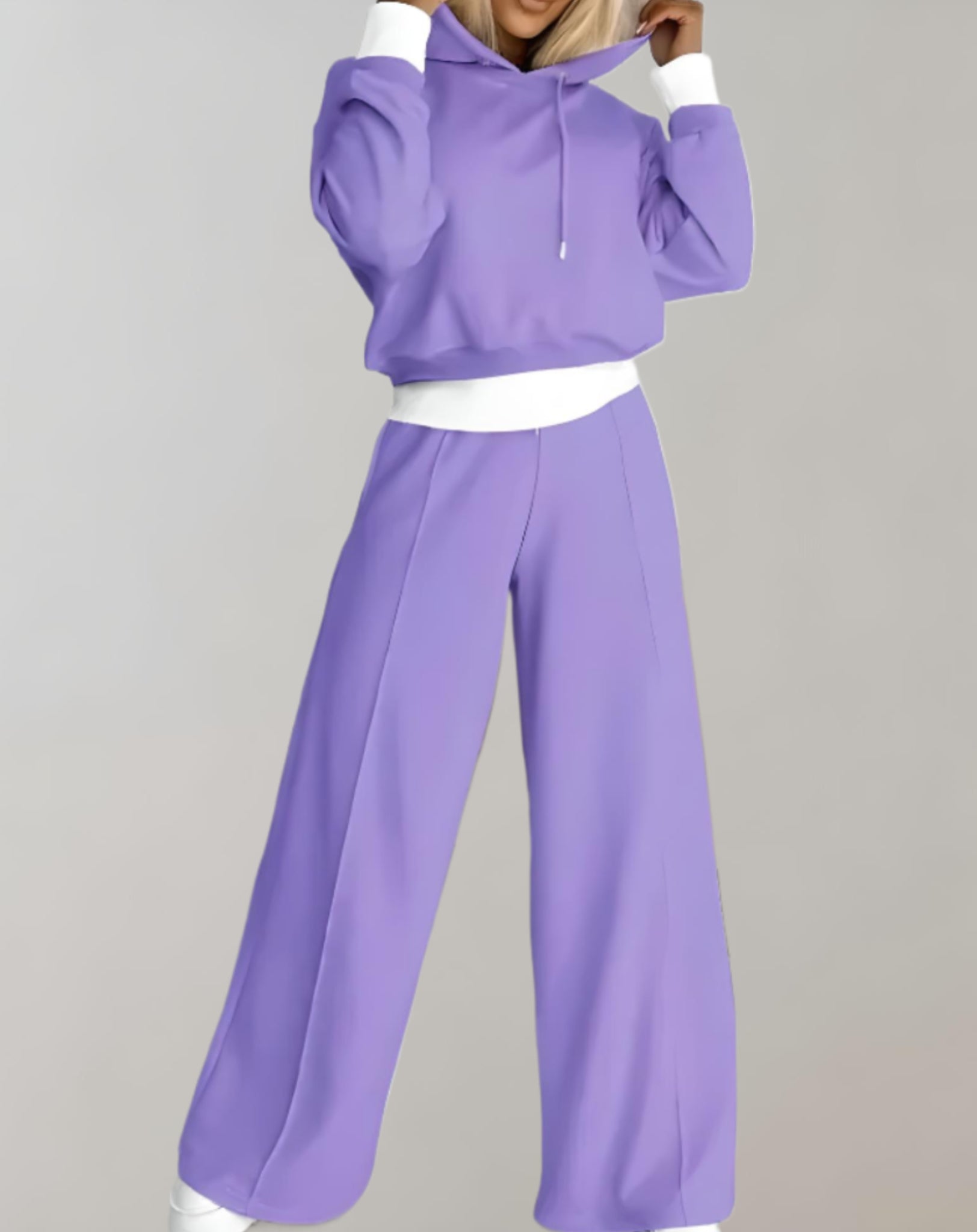 Wendy Women's Tracksuit Set | Relaxed Fit, Wide-Leg Trousers 1