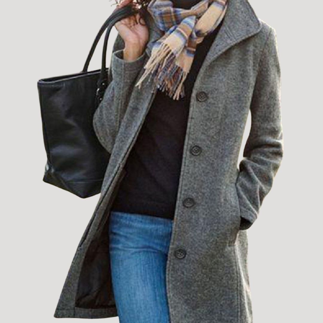 Wendy Women's Winter Coat | Wool Blend, Tailored Design 3