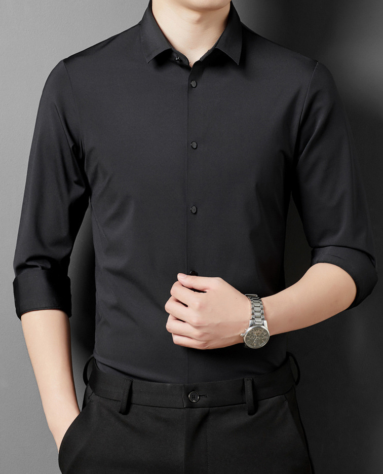 Alex Men's Dress Shirt | Wrinkle-Resistant Stretch Fabric, Formal 0