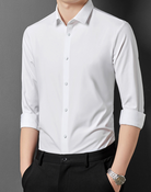 Alex Men's Dress Shirt | Wrinkle-Resistant Stretch Fabric, Formal 4