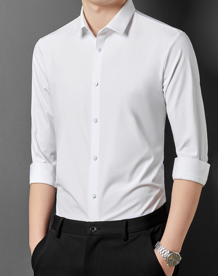 Alex Men's Dress Shirt | Wrinkle-Resistant Stretch Fabric, Formal 4