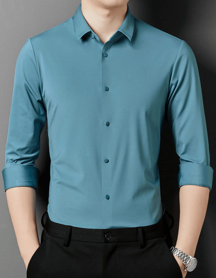 Alex Men's Dress Shirt | Wrinkle-Resistant Stretch Fabric, Formal 7