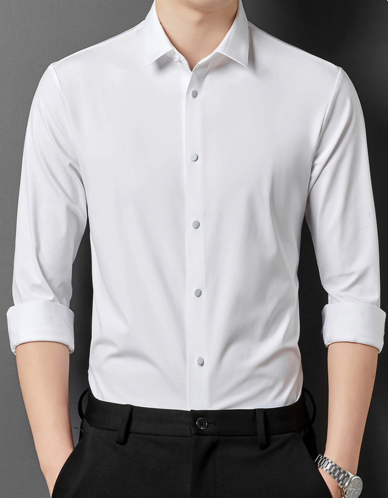 Alex Men's Dress Shirt | Wrinkle-Resistant Stretch Fabric, Formal 9
