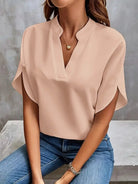 Ava Women's Blouse | Elegant V-Neck, Flowing Design 6