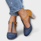 Ava Women's Closed Toe High Heels | Orthopedic Comfort, Stylish Elevation 0