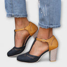 Ava Women's Closed Toe High Heels | Orthopedic Comfort, Stylish Elevation 1