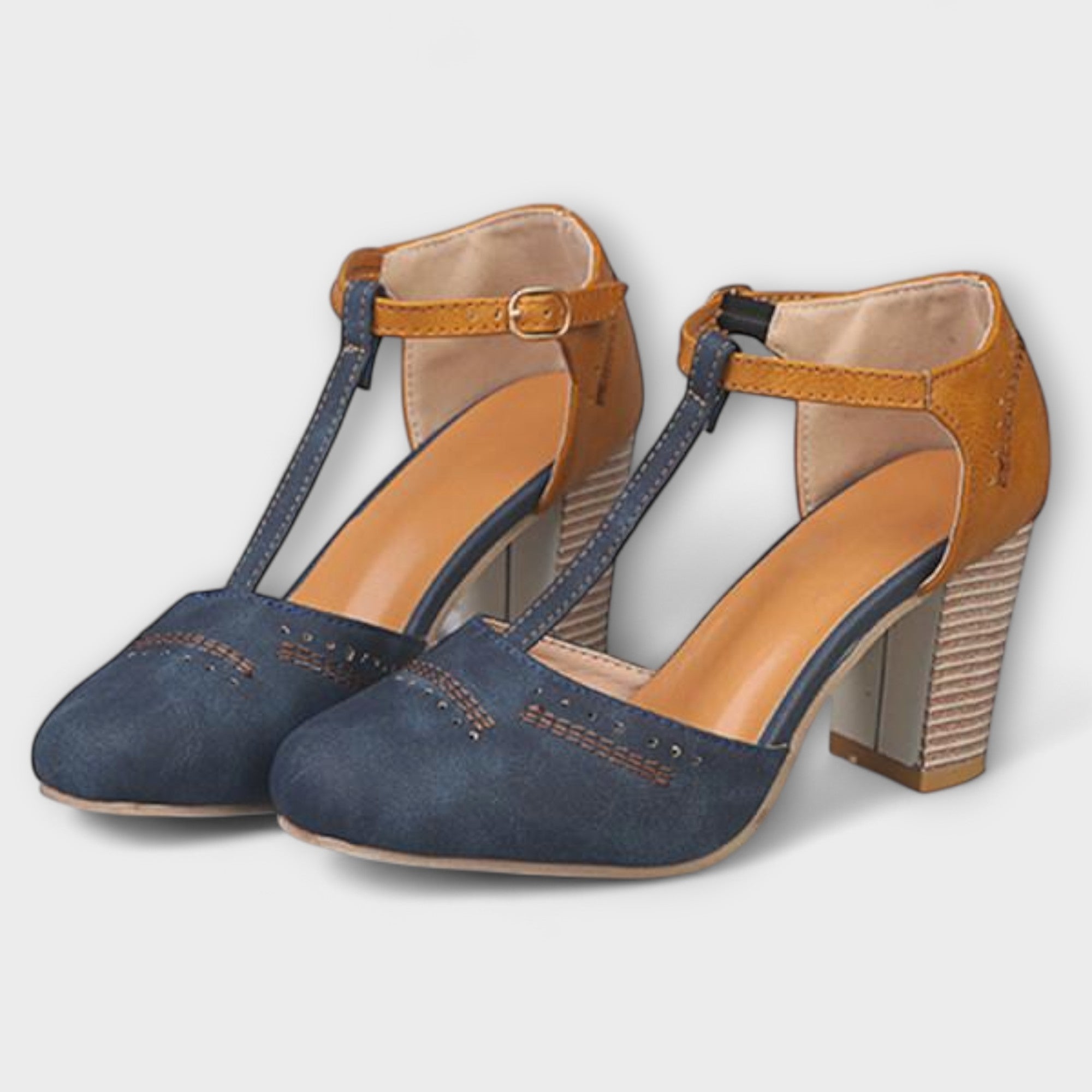 Ava Women's Closed Toe High Heels | Orthopedic Comfort, Stylish Elevation 5