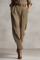 Ava Women's Jumpsuit | Tailored Fit with Check Pattern 3