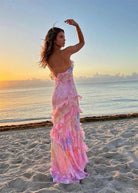 Ava Women's Maxi Dress | Floral Print with Ruffles, Lightweight Summer Fashion 8