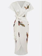 Ava Women's Maxi Dress | Luxurious Fabric, Elegant Wrap Design 3