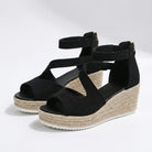 Ava Women's Platform Sandals | Open Toe Espadrille Design, Chic Cut-Outs 0