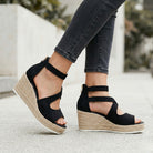 Ava Women's Platform Sandals | Open Toe Espadrille Design, Chic Cut-Outs 2
