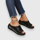 Ava Women's Sandals | Soft Faux Leather, Casual Comfort 2