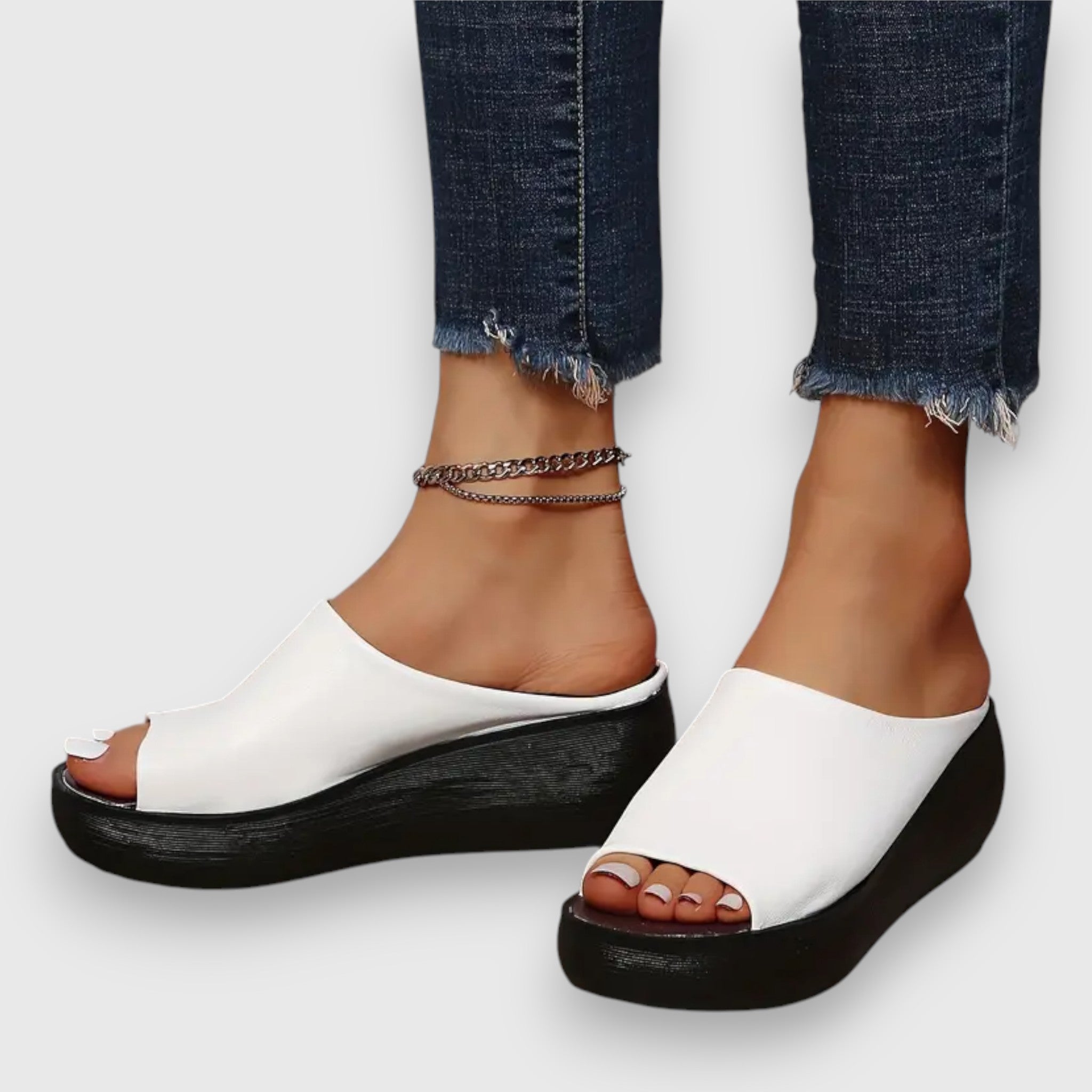 Ava Women's Sandals | Soft Faux Leather, Casual Comfort 4