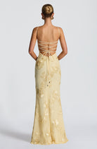 Aveline Women's Evening Gown | Floral Corset Design, Formal Dress 3