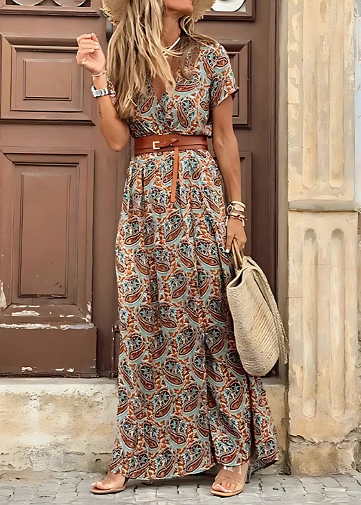 Bella Women's Maxi Dress | Floral Print, Lightweight Fabric 5