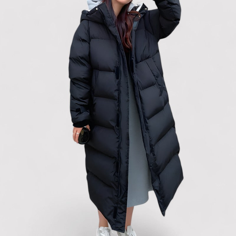 Bella Women's Puffer Jacket | Waterproof Quilted Design, Hooded Winter Coat 0