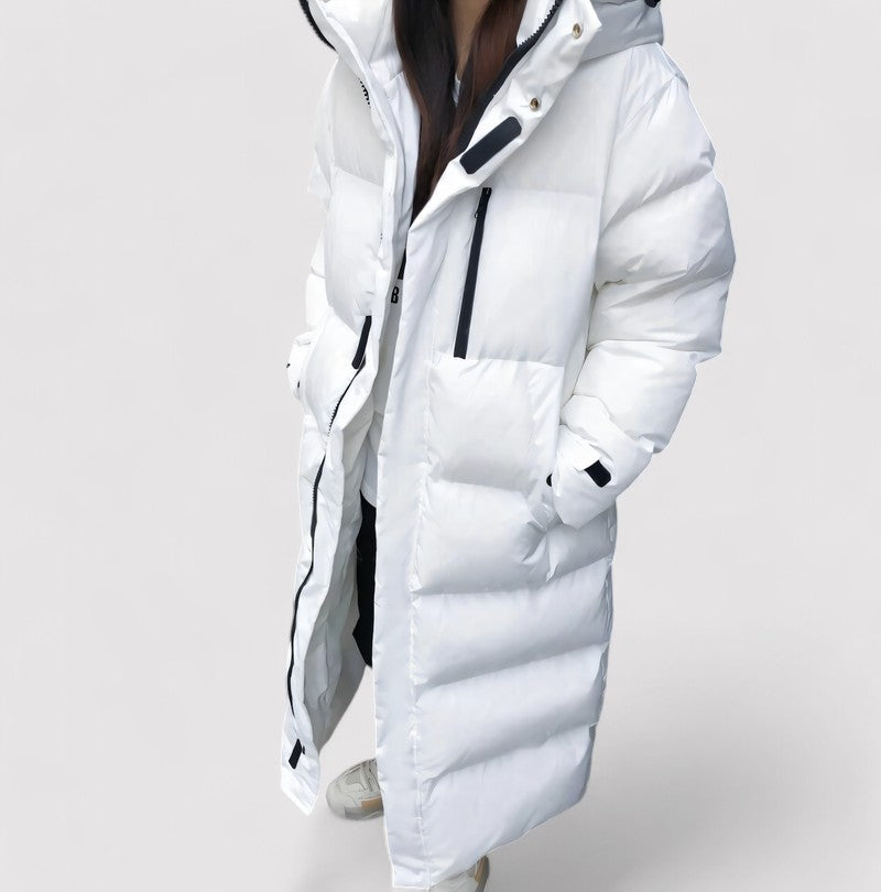 Bella Women's Puffer Jacket | Waterproof Quilted Design, Hooded Winter Coat 4