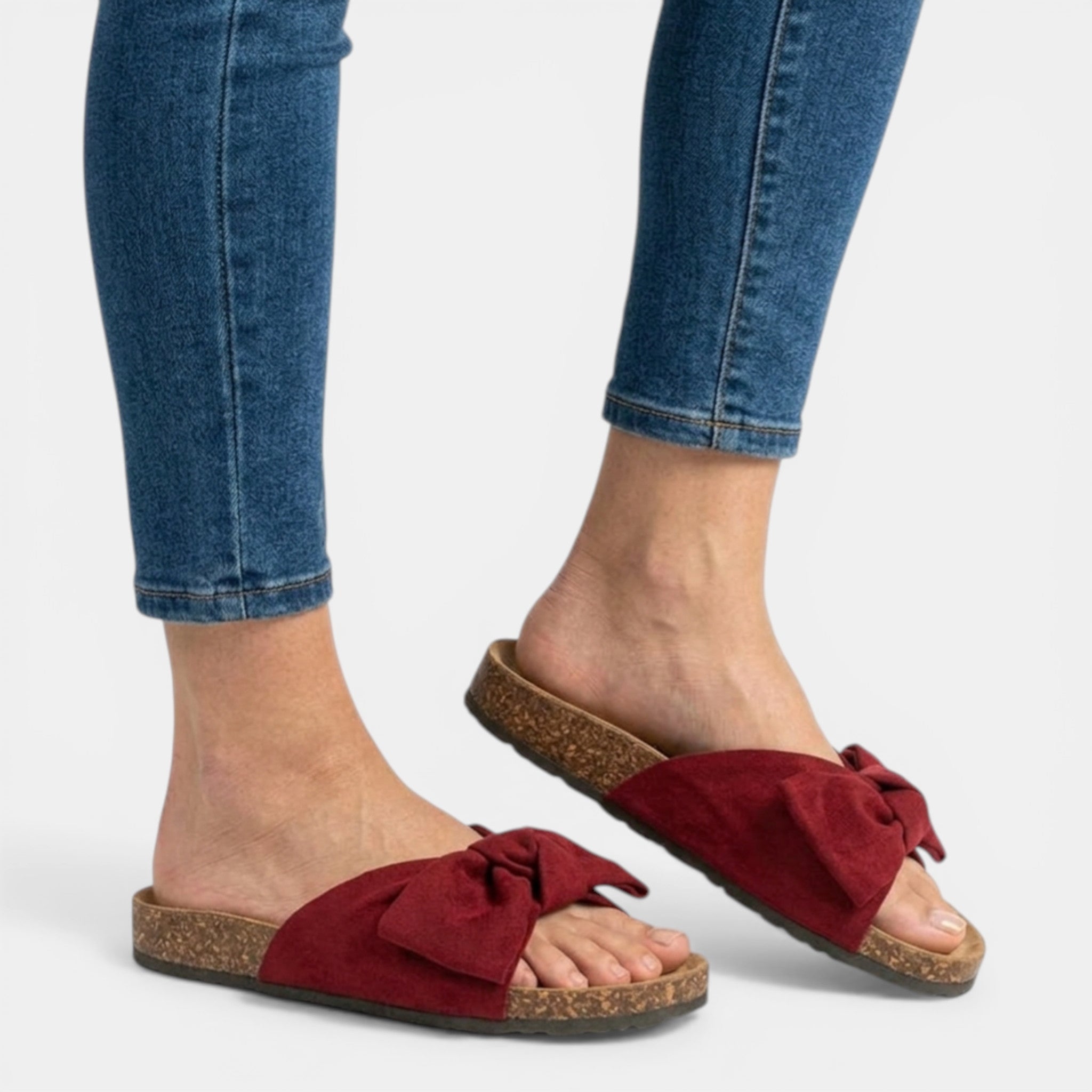 Bella Women's Sandals | Bow Strap, Slip-On Casual Footwear 1