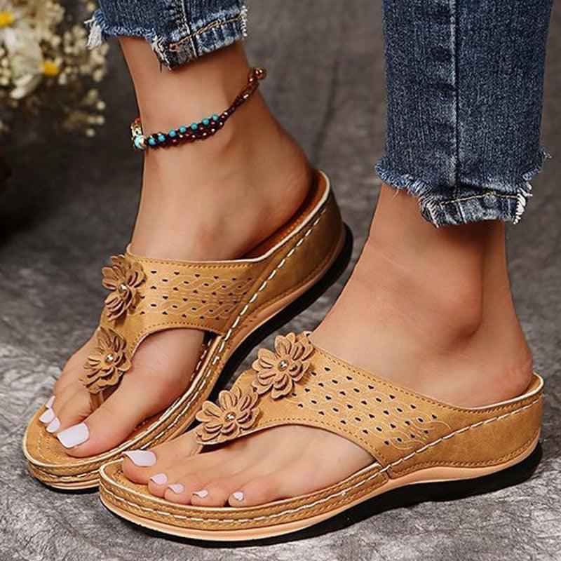 Bella Women's Sandals | Tri-Sole Rubber Design, Comfortable Flip Flops 1