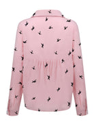 Bella Women's Shirt | Printed Polyester Blend, Long Sleeve 5