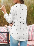Bella Women's Shirt | Printed Polyester Blend, Long Sleeve 6