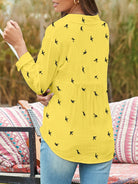 Bella Women's Shirt | Printed Polyester Blend, Long Sleeve 7