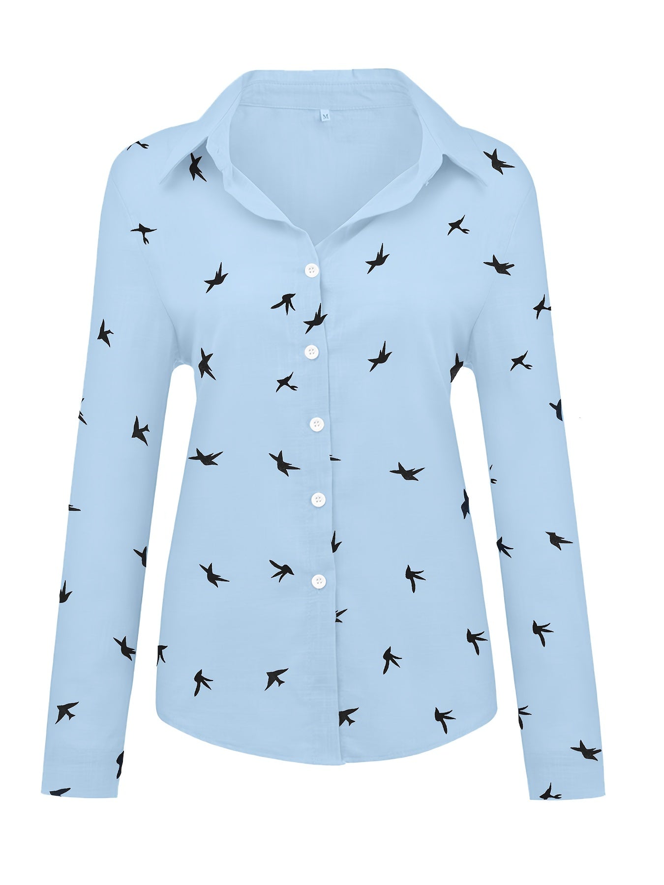 Bella Women's Shirt | Printed Polyester Blend, Long Sleeve 8