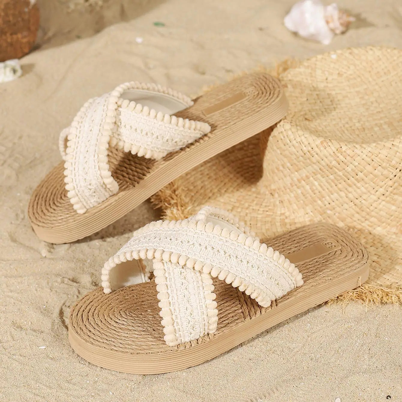 Bella Women's Slippers | Woven Texture, Lightweight Comfort 0