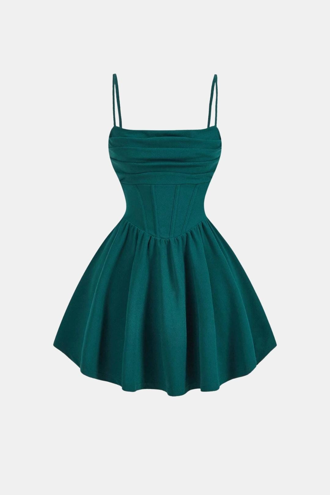 Calyra Women's Mini Dress | Ruched Bodice, Flared Skirt, Summer Style 11