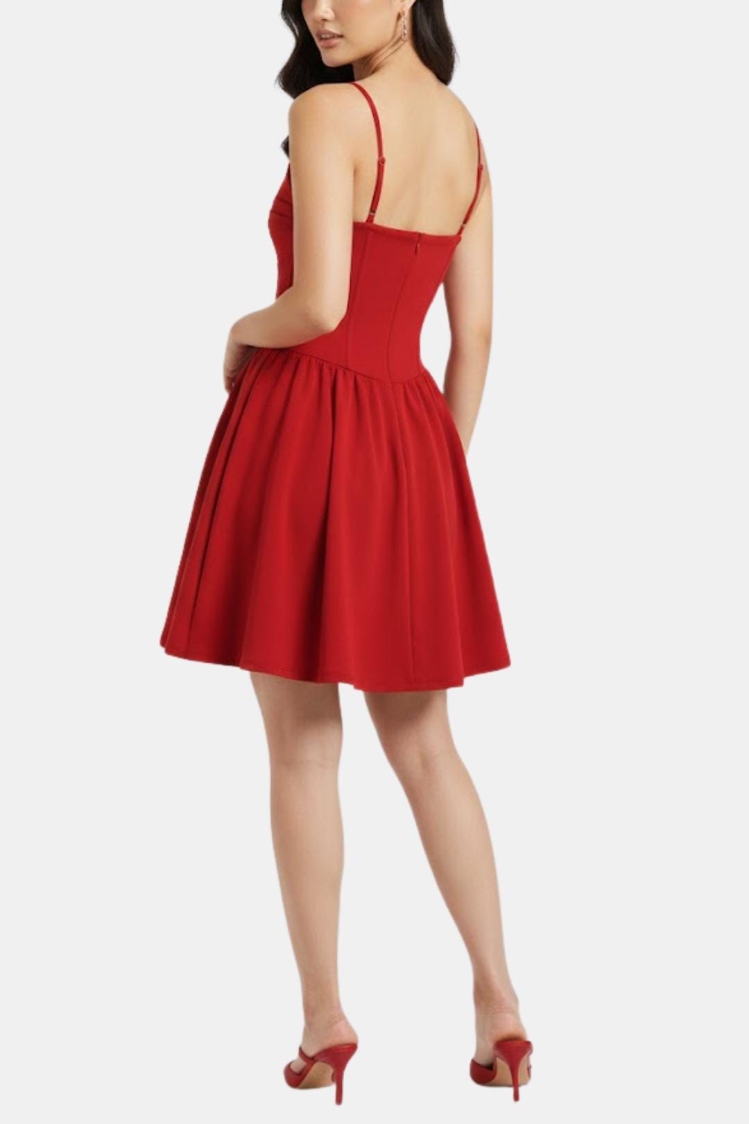 Calyra Women's Mini Dress | Ruched Bodice, Flared Skirt, Summer Style 3