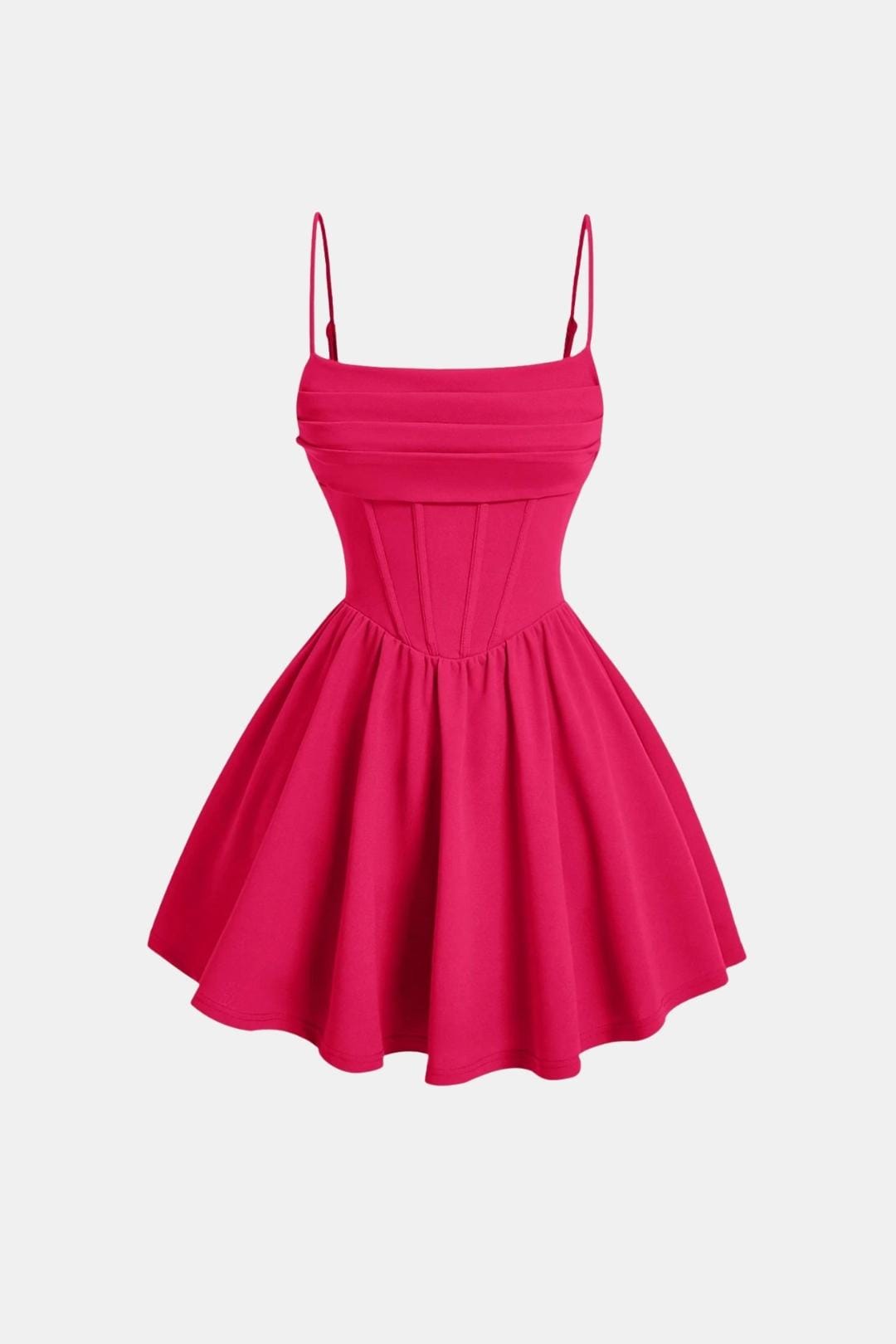 Calyra Women's Mini Dress | Ruched Bodice, Flared Skirt, Summer Style 6