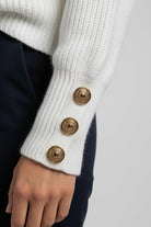 Carly Women's Jumper | High Collar Knit Design, Relaxed Fit 1