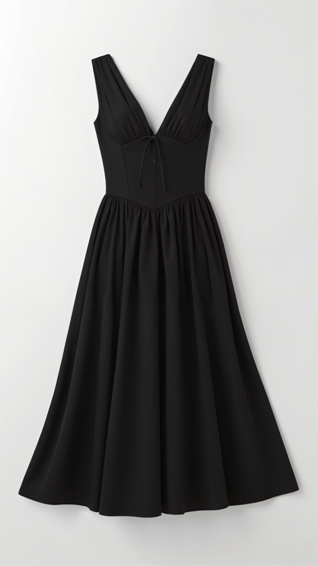 Cassandra Women's Midi Dress | Plunging V-Neck, Elegant Summer Style 5