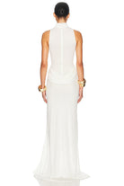 Celestine Women's Maxi Dress | Pleated Design with Back Slit 5