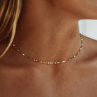 Celia Women's Choker Necklace | Hand-Painted Enamel, Elegant 0