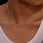 Celia Women's Choker Necklace | Hand-Painted Enamel, Elegant 3