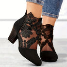 Celia Women's Heels | Handmade Floral Lace, Elegant Design 2