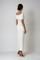 Celia Women's Maxi Dress | Elegant Off-Shoulder Design, Flattering Ruching 3