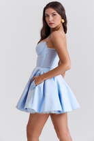 Cleo Women's Mini Dress | Double-Layer Combed Polyester, Flattering Volume 2