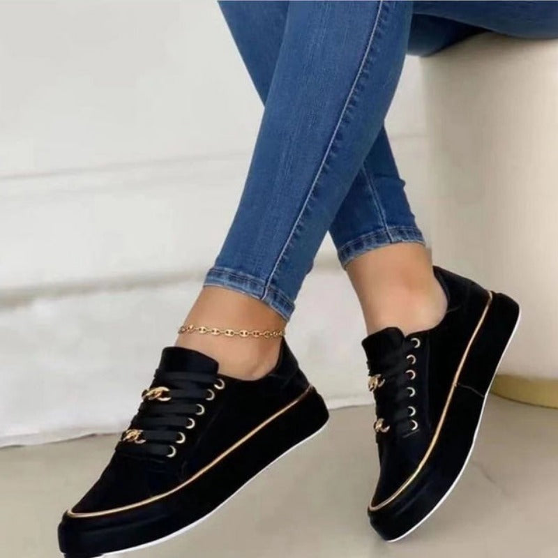 Cleo Women's Shoes | Orthopedic Comfort with Gold Detail 0