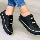 Cleo Women's Shoes | Orthopedic Comfort with Gold Detail 1