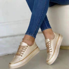 Cleo Women's Shoes | Orthopedic Comfort with Gold Detail 3