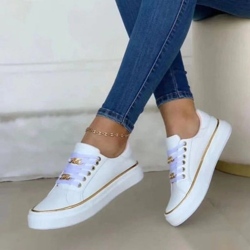 Cleo Women's Shoes | Orthopedic Comfort with Gold Detail 4
